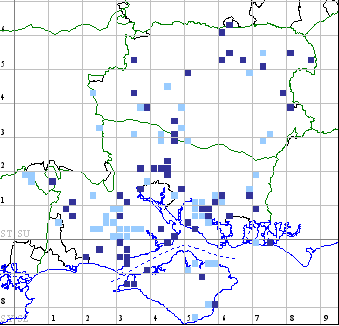 Green-brindled Crescent distribution